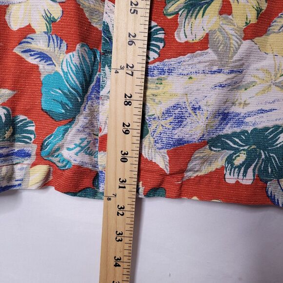 Tommy Bahama Hawaiian Shirt Mens XL Tropical Floral Postcard Silk - Picture 6 of 10